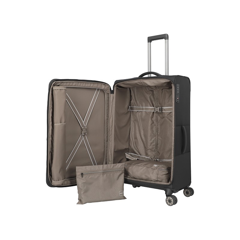 travelite Crosslite Trolley L schwarz