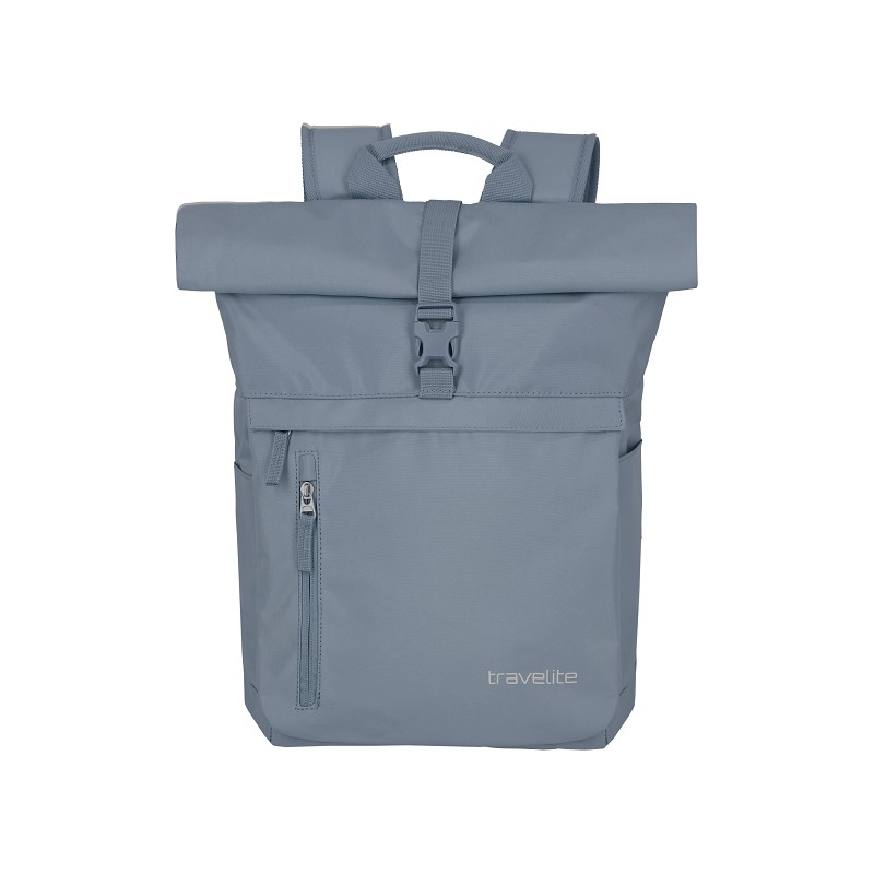 travelite Basics Rucksack Roll Up blau