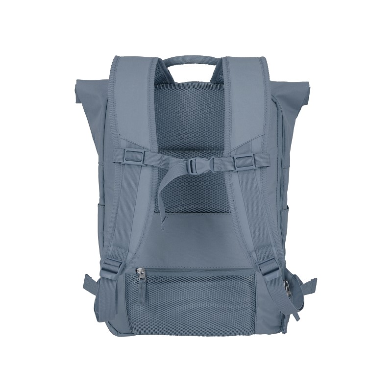 travelite Basics Rucksack Roll Up blau