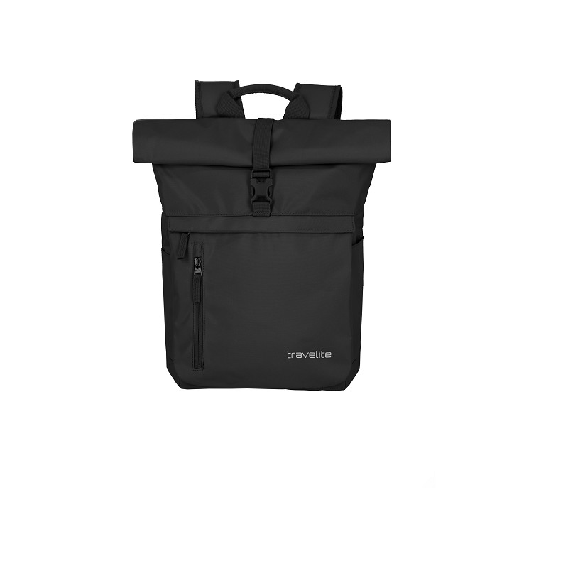 travelite Basics Rucksack Roll Up schwarz