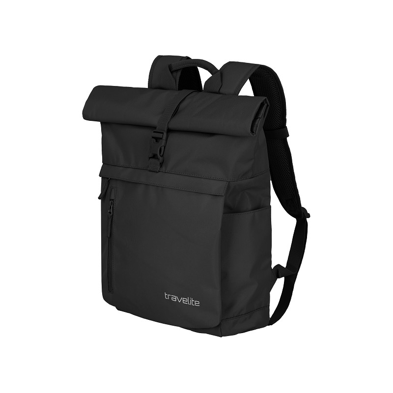 travelite Basics Rucksack Roll Up schwarz