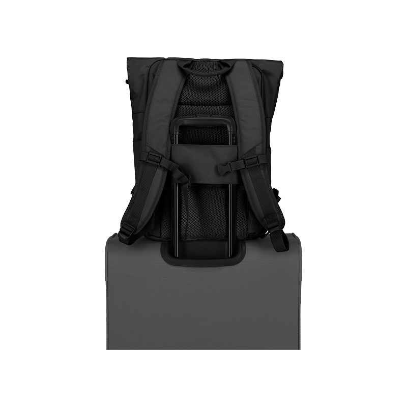 travelite Basics Rucksack Roll Up schwarz