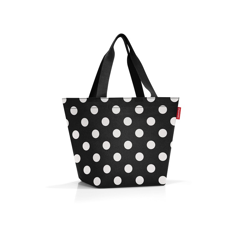 reisenthel shopper M dots white