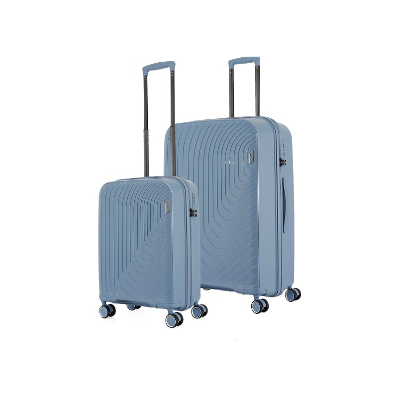 L&M 2tlg. Kofferset Madrid blau