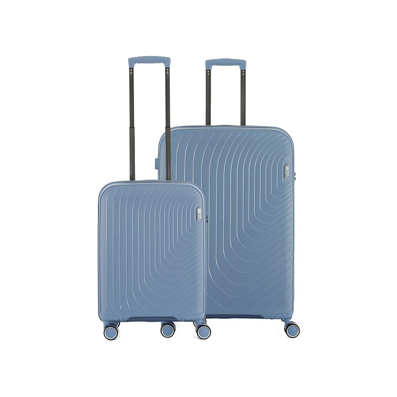 L&M 2tlg. Kofferset Madrid blau
