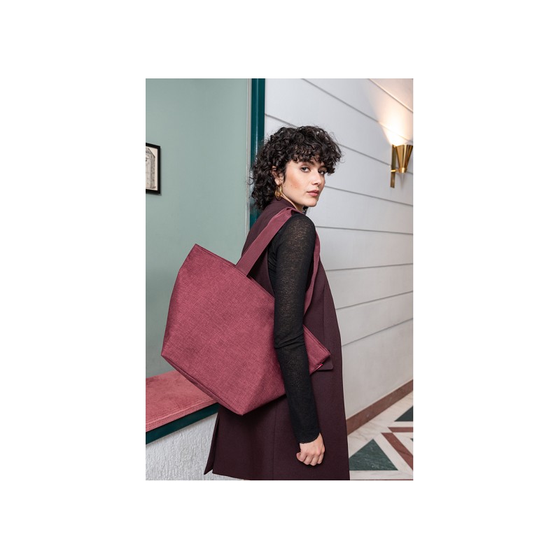 reisenthel shopper m twist maroon