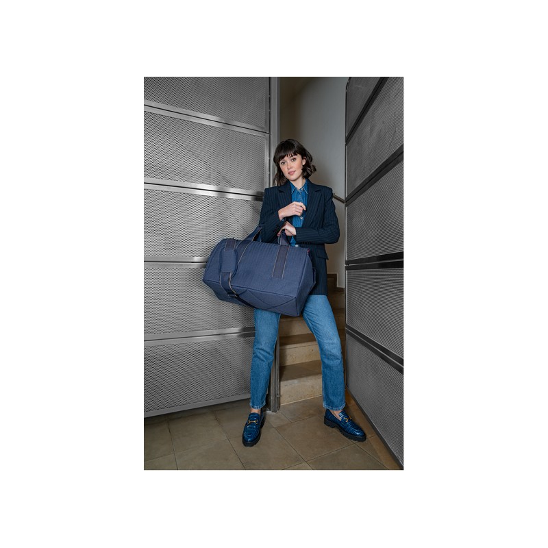 reisenthel allrounder L herringbone dark blue