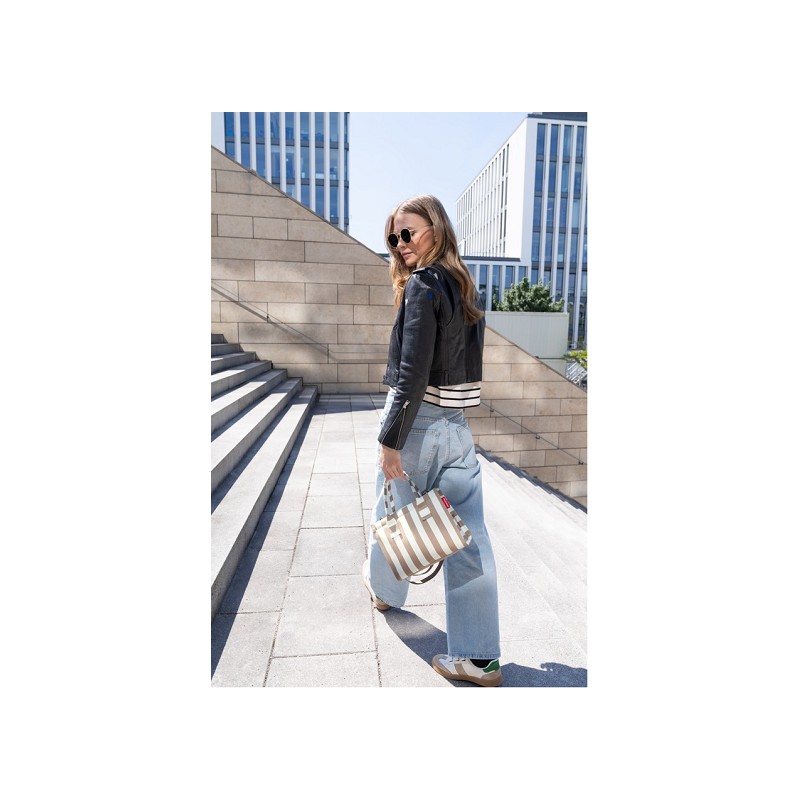 reisenthel daily shopper XS summerstripes coffee