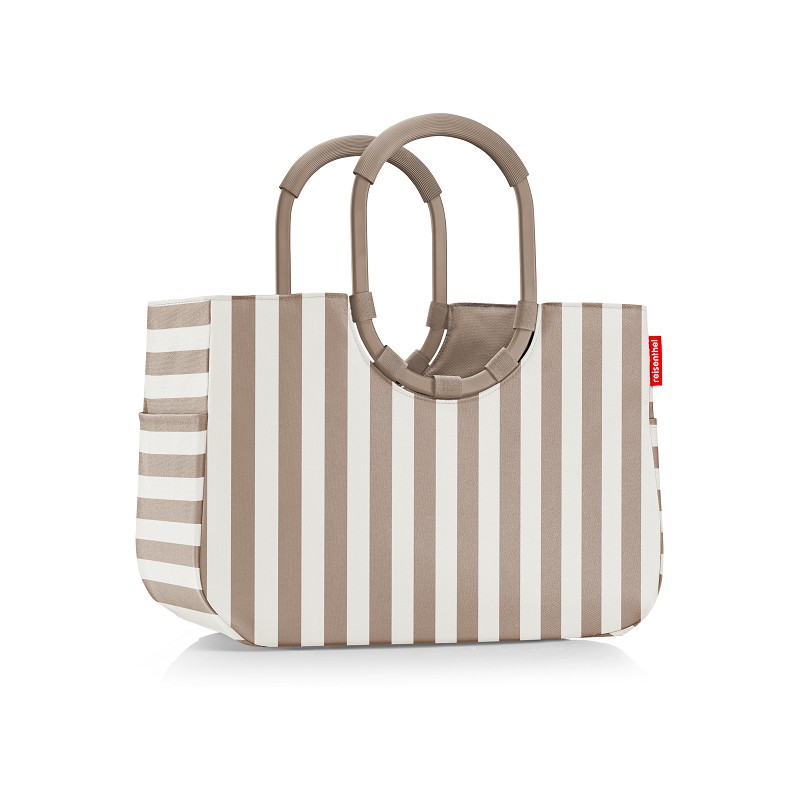 reisenthel loopshopper L summerstripes coffee
