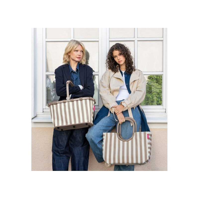 reisenthel loopshopper L summerstripes coffee