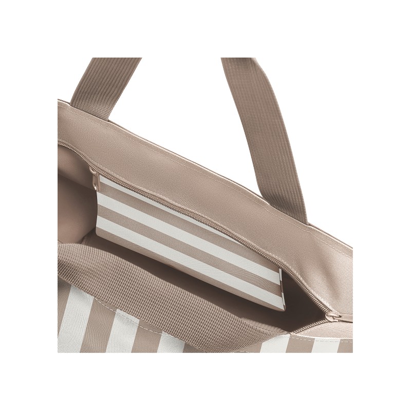 reisenthel shopper M summerstripes coffee