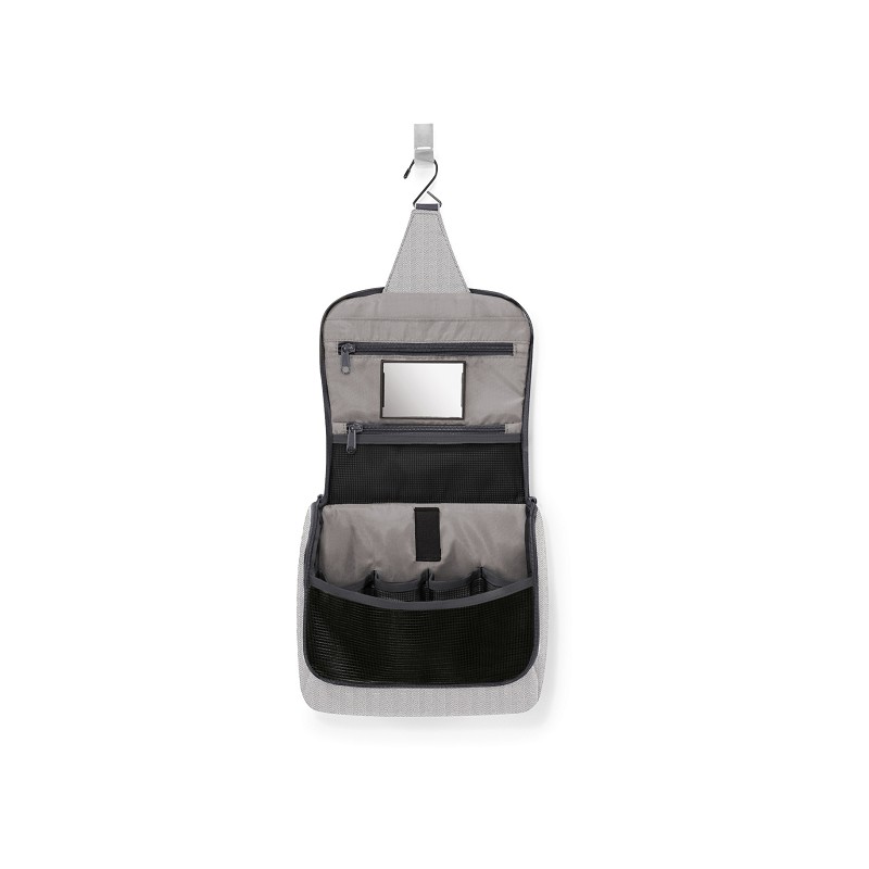 reisenthel toiletbag herringbone grey