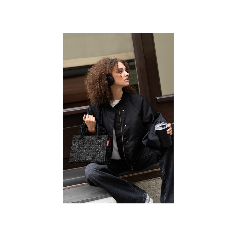 reisenthel daily shopper xs bouclé black