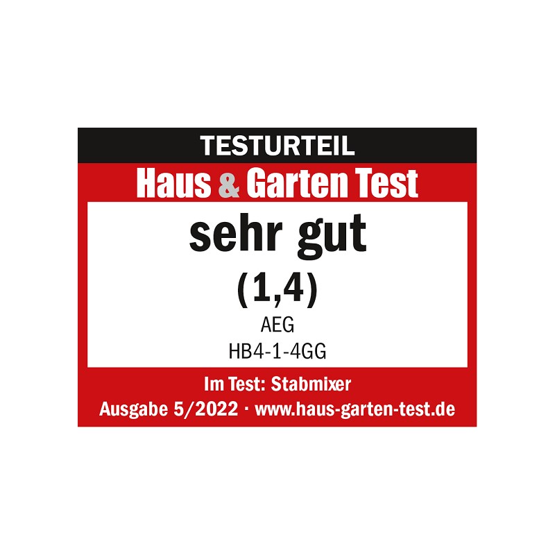 AEG Stabmixer HB4-1-4G schwarz