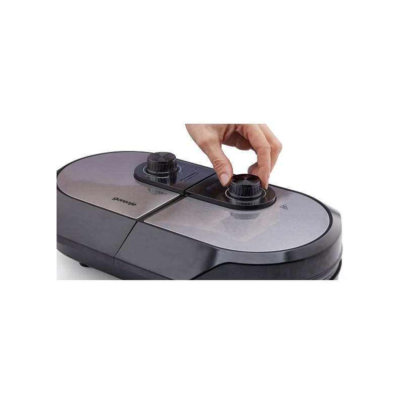 Gorenje Doppelwaffeleisen Herz & Belgisch