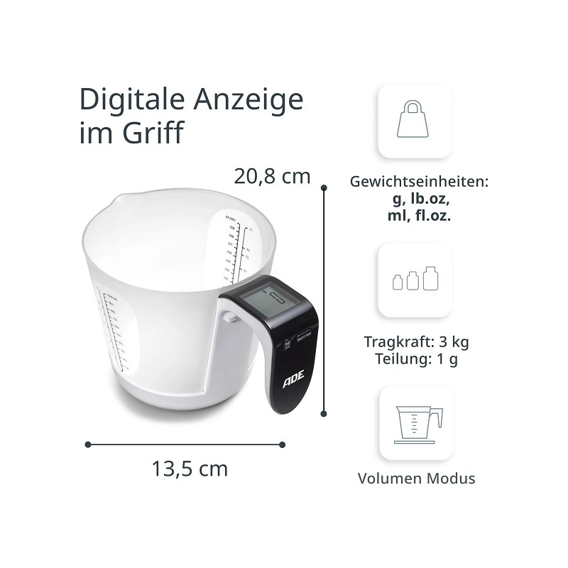ADE Messbecherwaage Franca