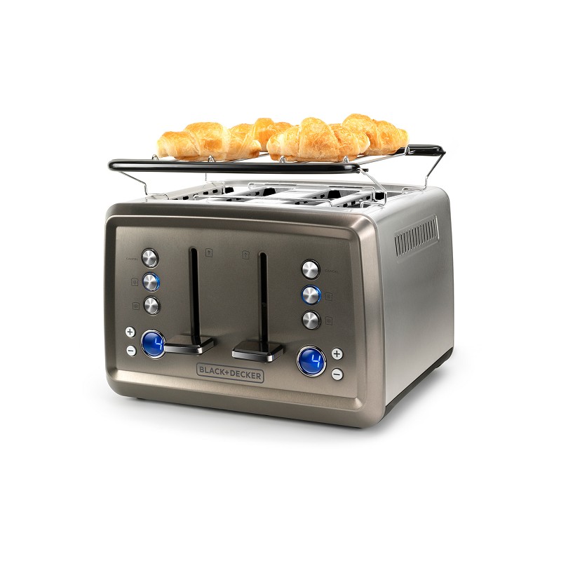 Black + Decker 4-Schlitz Toaster BXTO1960E