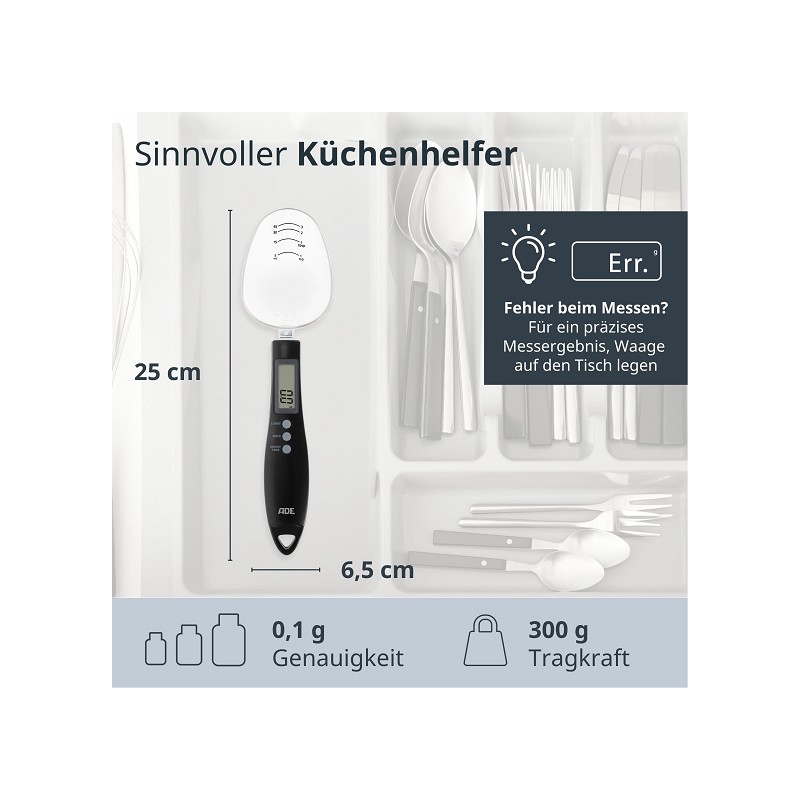 ADE Digitale Löffelwaage