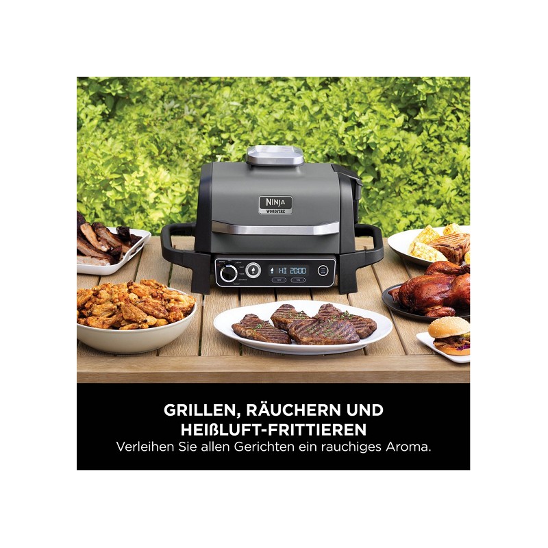 Ninja Woodfire Elektrischer Outdoor Grill & Smoker