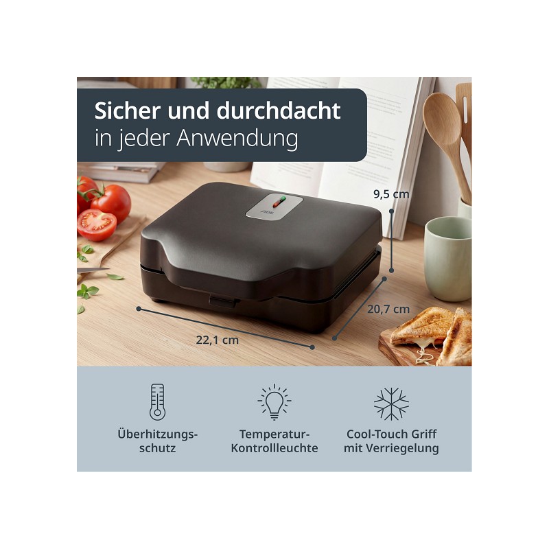 ADE Sandwichmaker 3in1