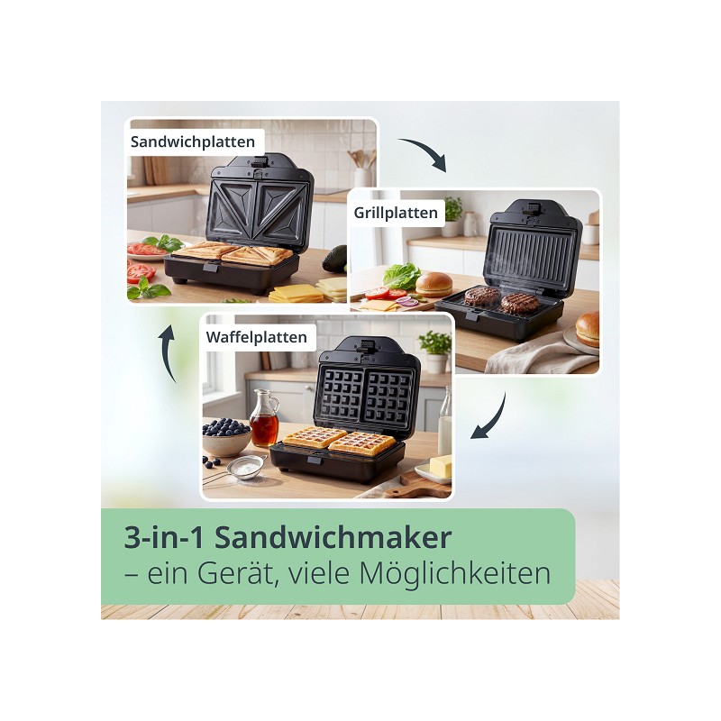 ADE Sandwichmaker 3in1