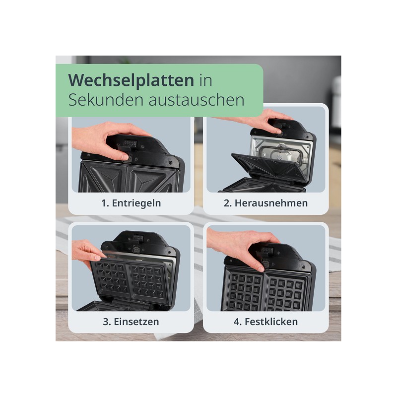 ADE Sandwichmaker 3in1