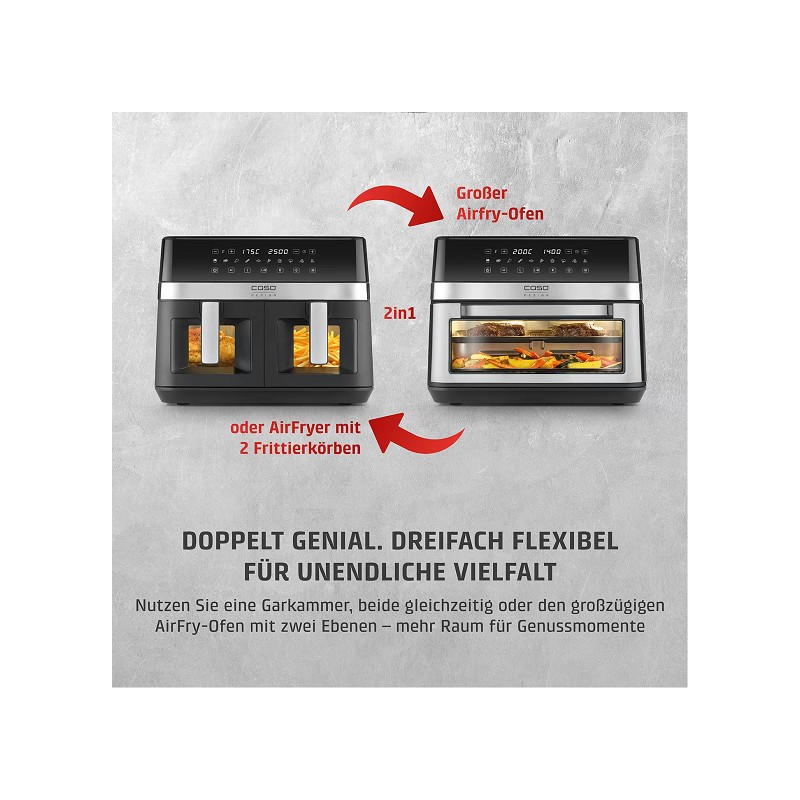 CASO AirFry Duo Chef