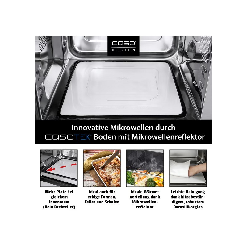 CASO Mikrowelle MG25C menu