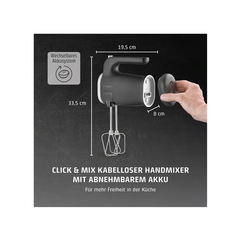 CASO Handrührer Click & Mix