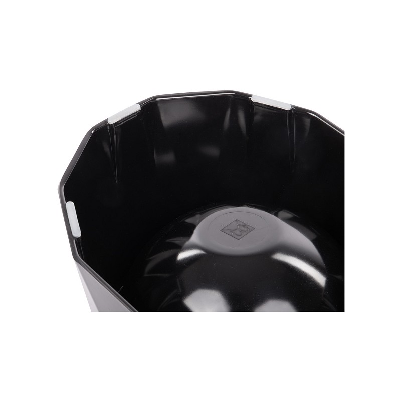 TREUEHELDEN Futternapf schwarz schräg 300ml