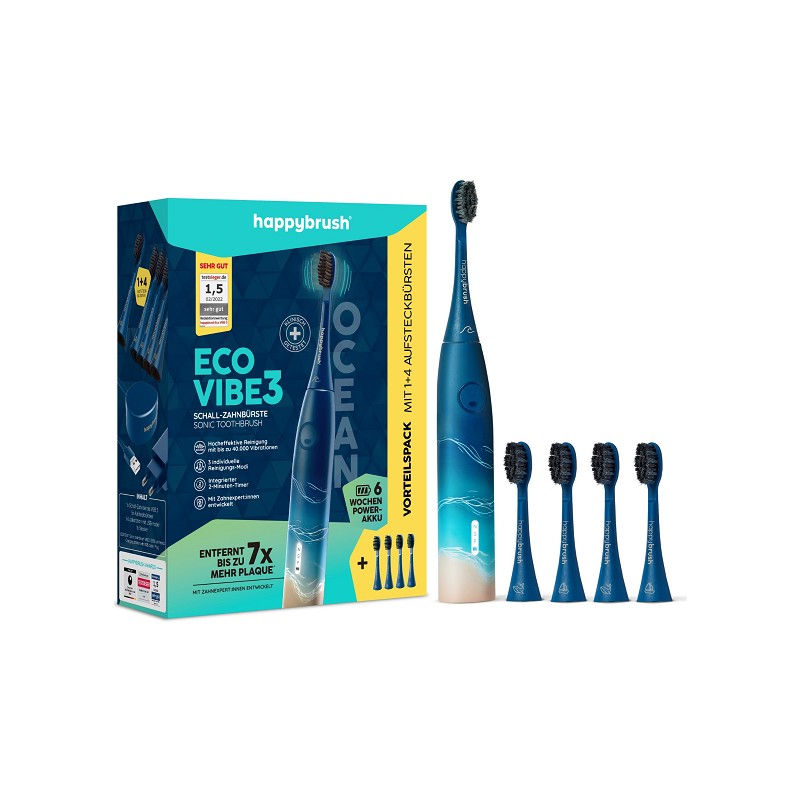 happybrush Ocean V3 Bundle inkl. Aufsteckbürsten