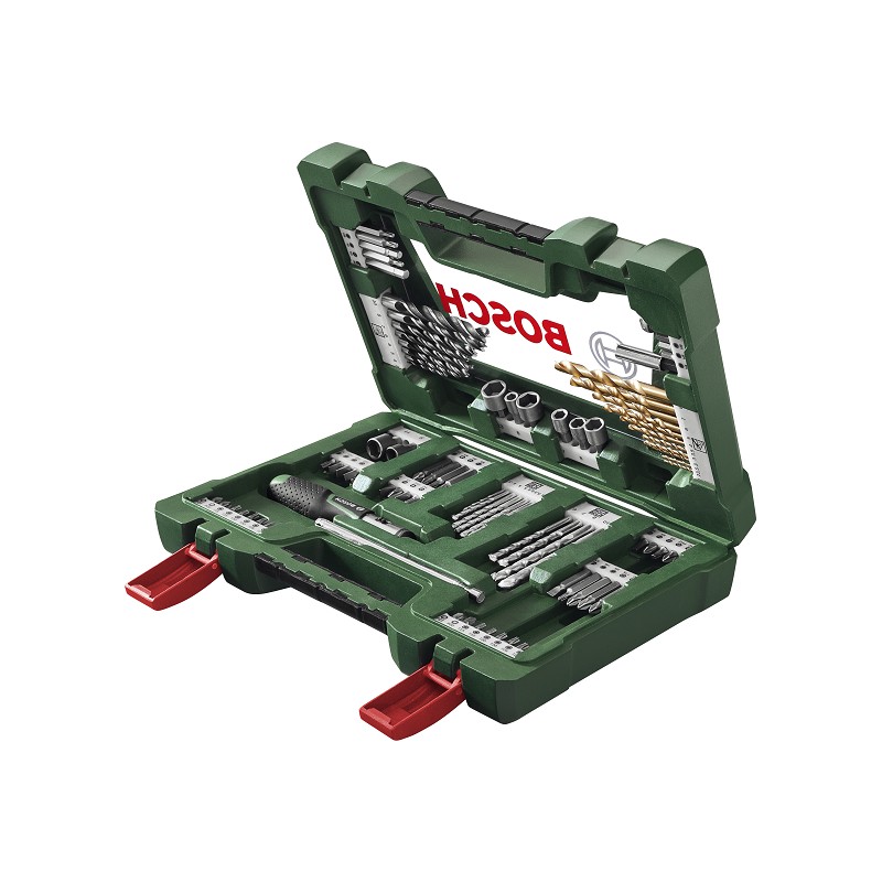 Bosch V-Line 91tlg TiN-Bohrer-u Bit-Set