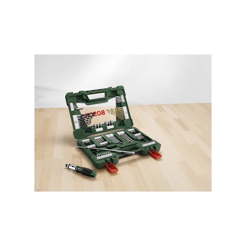 Bosch V-Line 91tlg TiN-Bohrer-u Bit-Set