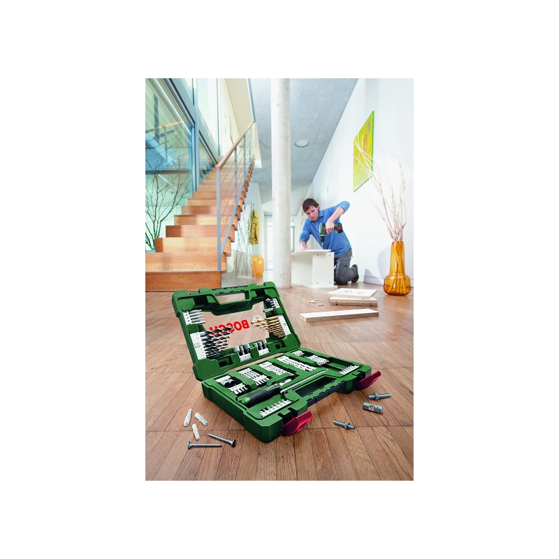 Bosch V-Line 91tlg TiN-Bohrer-u Bit-Set