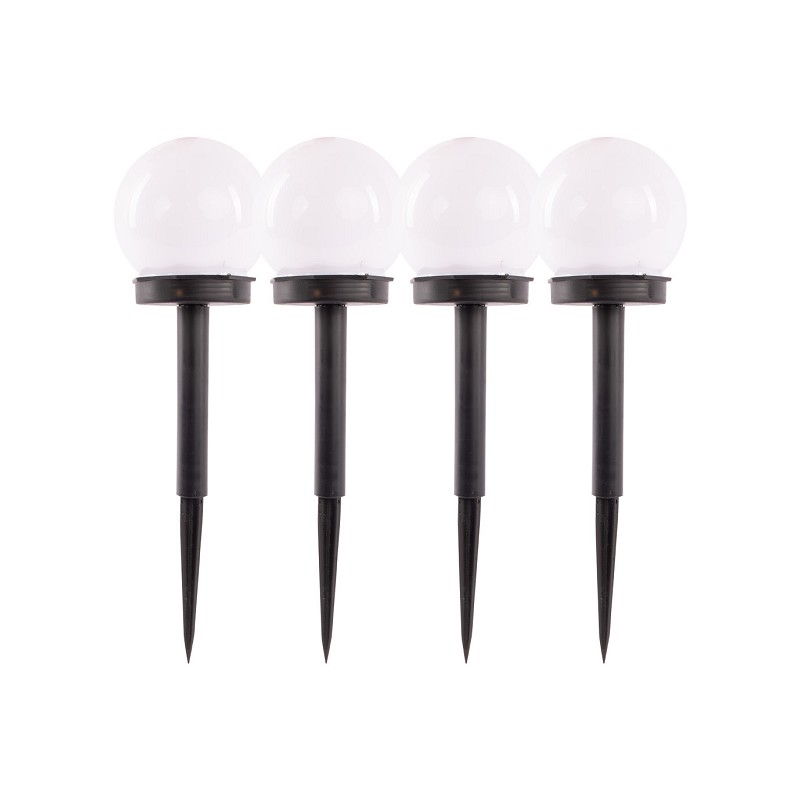 Zau Zau Solar-LED-Kugellampe-Set 4-tlg.