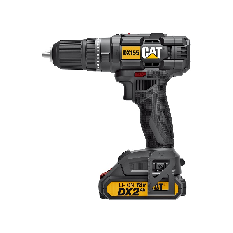 CAT Akku-Schlagbohrmaschine 18V. inkl. Akku + div. Zubehör