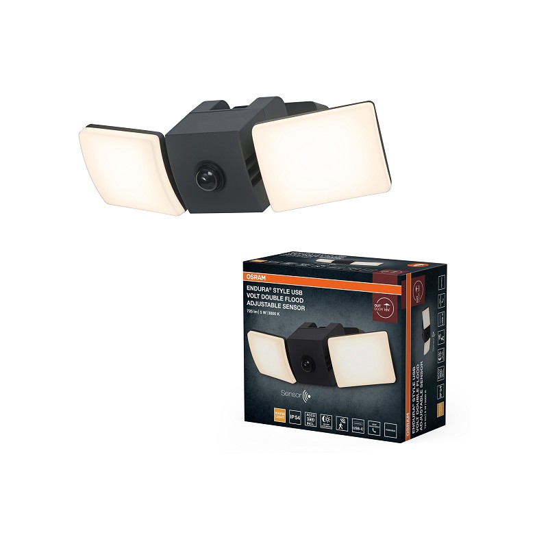 OSRAM Endura LED Akku Wandstrahler mit Sensor