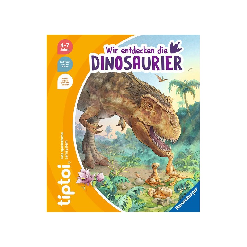 Ravensburger tiptoi Book Expedition Know Dinosaur + Free