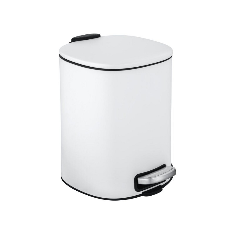 Wenko Treteimer Alassio 5L weiß