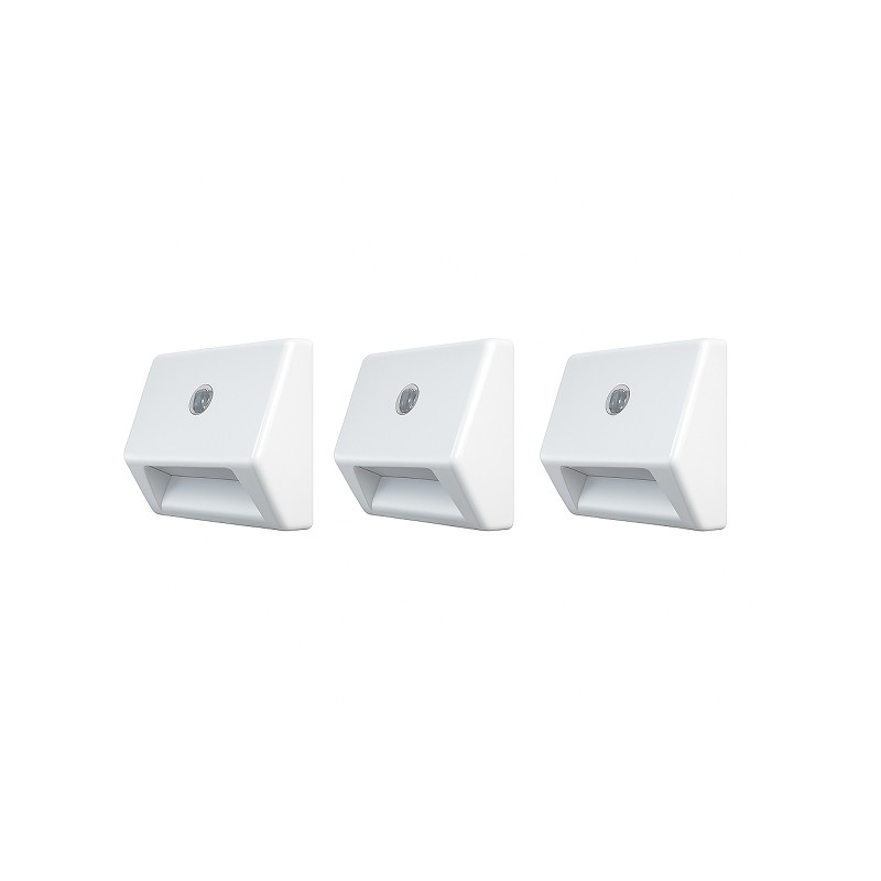3er SET Osram Nightlux white