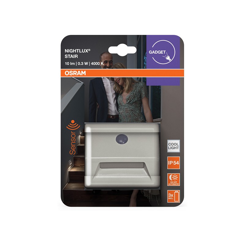 3er SET Osram Nightlux white