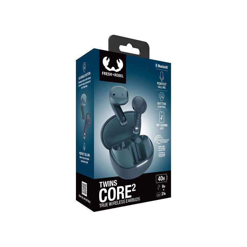 Fresh 'n Rebel Twins Core 2 In-Ear Kopfhörer blue