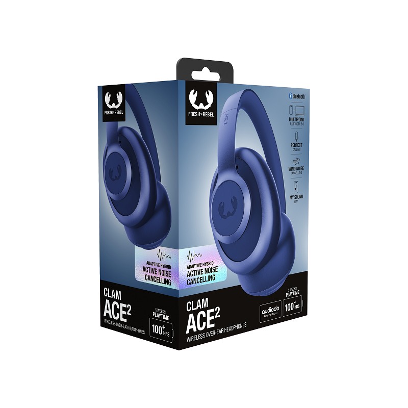 Fresh 'n Rebel Clam Ace 2 ANC Over-Ear Kopfhörer blue