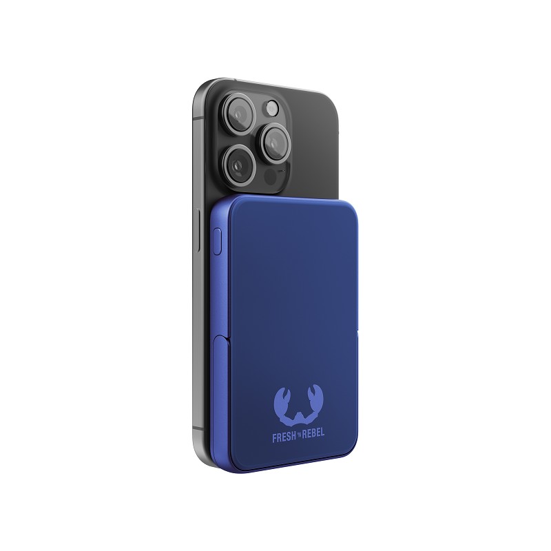 Fresh 'n Rebel magnetische Powerbank 5.000 mAh blue