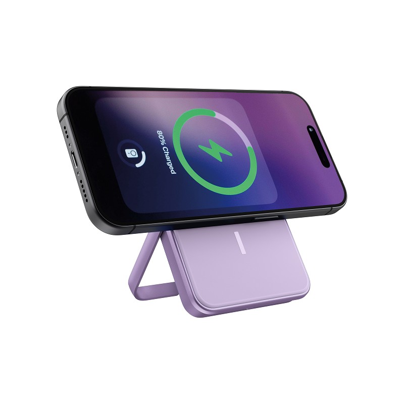 Fresh 'n Rebel magnetische Powerbank 5.000 mAh lilac