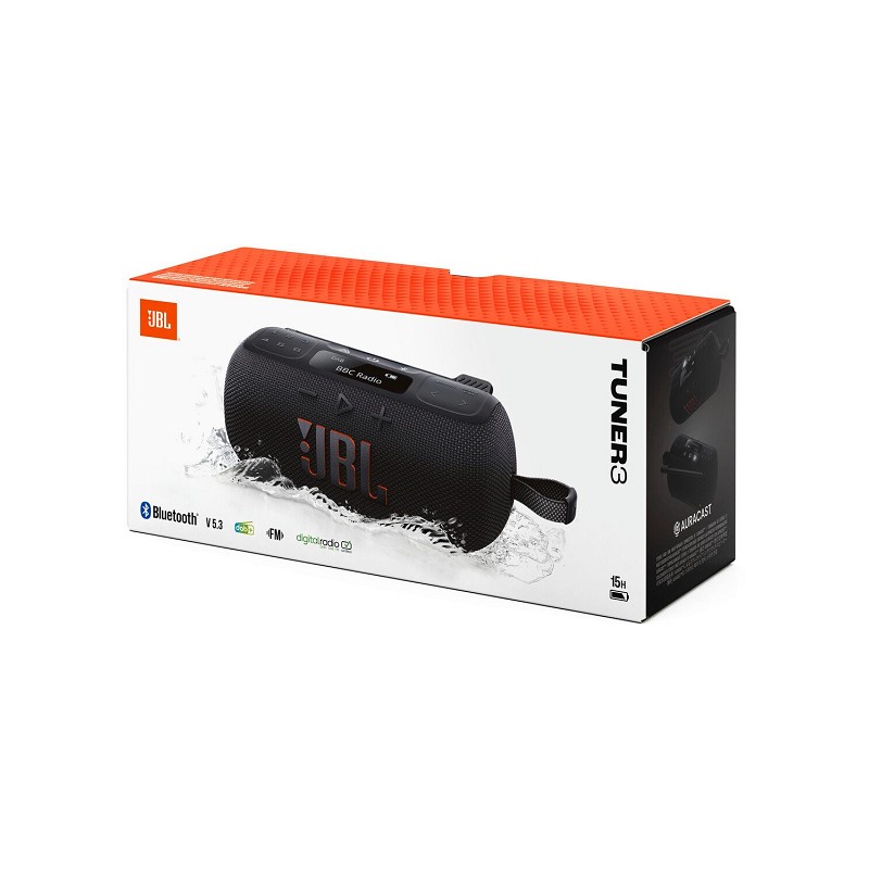 JBL Tuner 3 Digitalradio schwarz