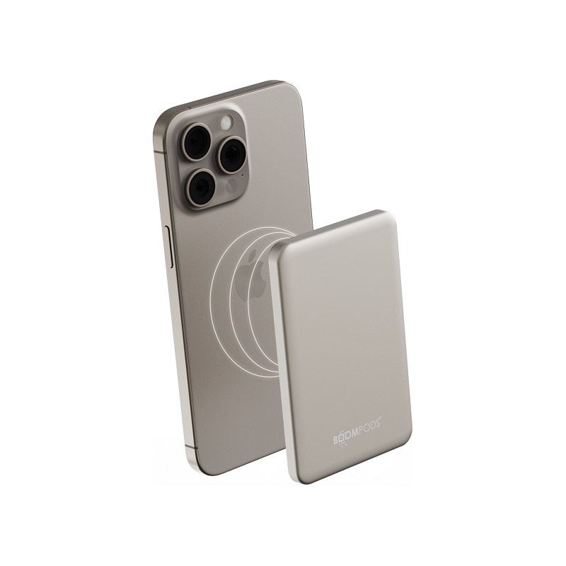 Boompods Magnetisches Powerbank 5.000 mAh Gold Desert