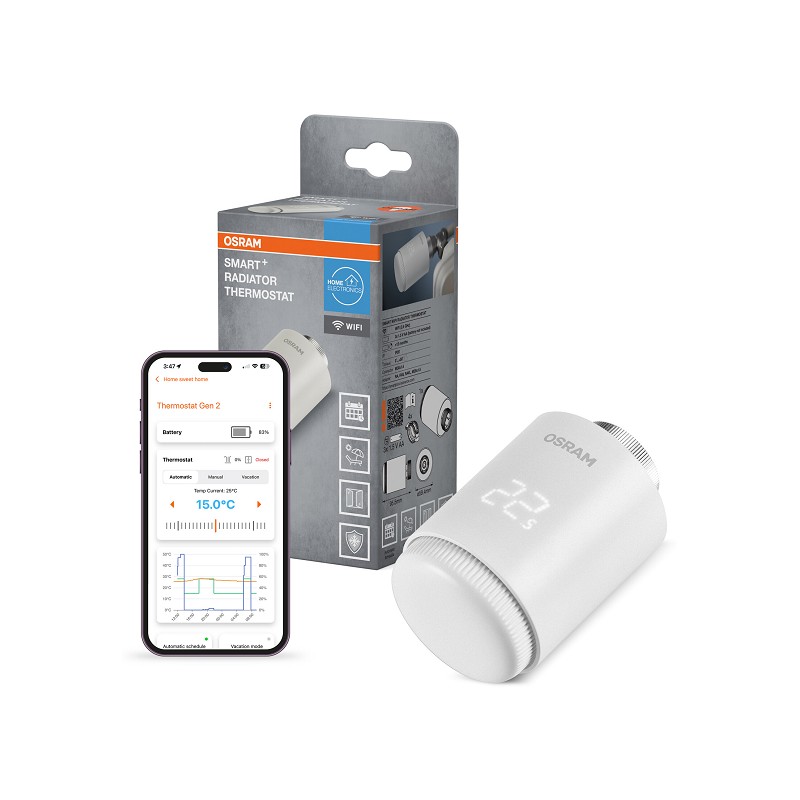 OSRAM Radiator Thermostat Weiß Smart WiFi