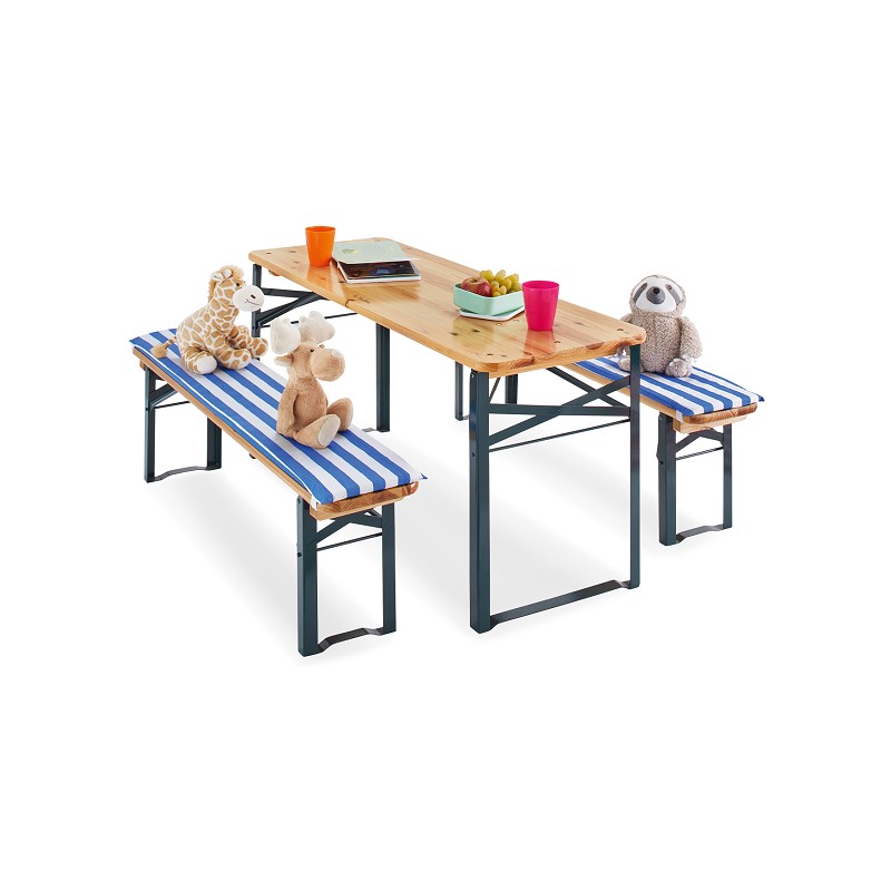 Pinolino Kinderfestzeltgarnitur Sepp + Sitzpolster