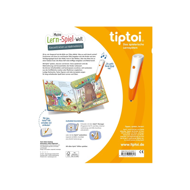 Ravensburger tiptoi® Konzentration und Wahrnehmung